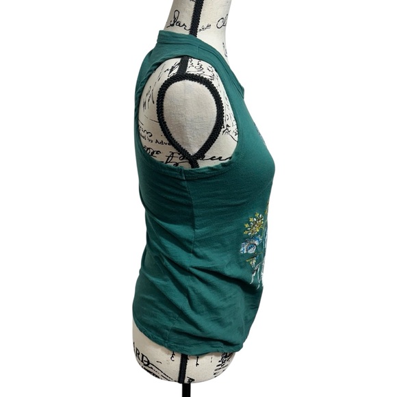 Lucky Brand Y2K Floral Embroidered Tank,‎ XS - Picture 3 of 9